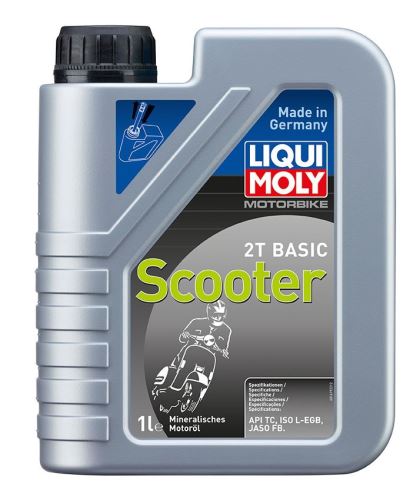 LIQUI MOLY Motorbike 2T Basic Scooter, minerální motorový 2T olej 1 l