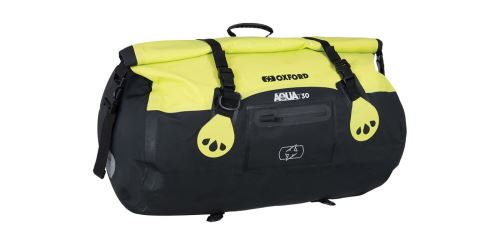 Vodotěsný vak Aqua T-30 Roll Bag, OXFORD (černý/žlutý fluo, objem 30 l)