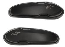 Slidery špičky pro boty Supertech R/SMX PLUS/SMX-6/SMX S a SMX-1 R, ALPINESTARS (černá, slitina hliníku/plast, pár)