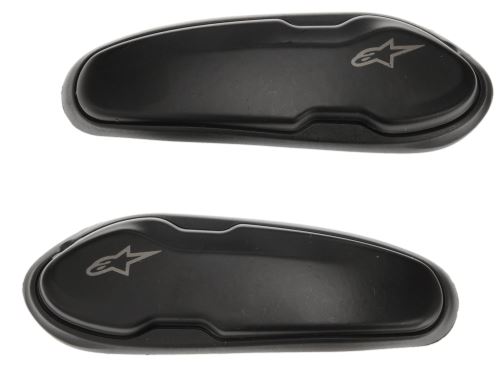 Slidery špičky pro boty Supertech R/SMX PLUS/SMX-6/SMX S a SMX-1 R, ALPINESTARS (černá, slitina hliníku/plast, pár)