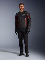 Bunda AST V3 AIR, ALPINESTARS (černá/červená/šedá) 2027 (2)