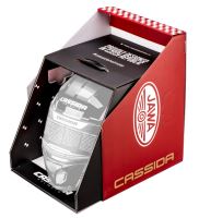 Přilba Apex Jawa, CASSIDA (červená/černá/šedá, balení vč. Pinlock folie) (7)