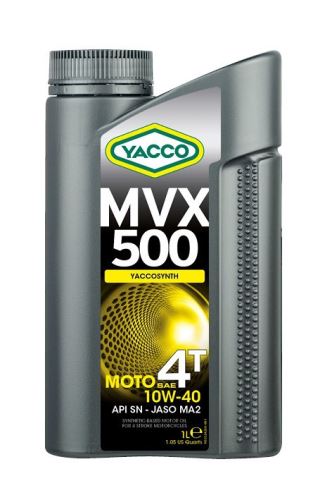 Motorový olej YACCO MVX 500 4T 10W40, YACCO (4 l)
