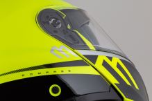 Přilba Modulo 2.1 Compass, CASSIDA (žlutá fluo/černá/stříbrná/červená, plexi s přípravou pro Pinlock) 2026 (8)