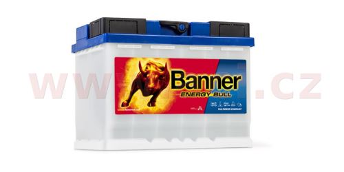 60Ah trakční a startovací baterie, 510A, pravá BANNER Energy Bull DUAL Power 241x175x190