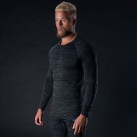 Termotriko s dlouhým rukávem ADVANCED BASE LAYER, OXFORD ADVANCED (šedé/černé) (1)