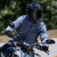 Bunda CHROME AIR SPORT, ALPINESTARS (šedá/černá/žlutá fluo) 2027 (3)