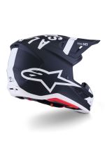 Přilba SUPERTECH S-M7 DASHER, ALPINESTARS (černá/bílá/matná) 2027 (3)