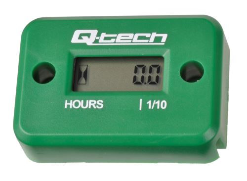 Měřič motohodin, Q-TECH (zelený)