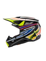 Přilba S-M3 WURX, ALPINESTARS, dětská (černá/žlutá fluo/modrá/červená) 2027 (1)