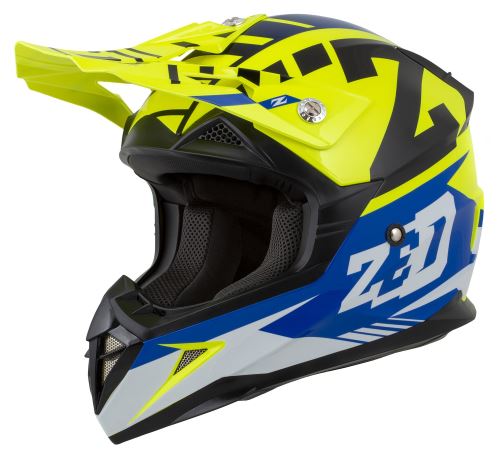 Přilba X1.9D TARGA, ZED, dětská (žlutá fluo/modrá/černá/bílá) 2026
