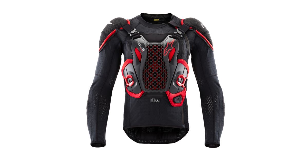 Rimoto Airbagová vesta TECH-AIR®OFF-ROAD system, ALPINESTARS (černá/červená ...