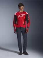 Bunda T-GP AIR, ALPINESTARS (červená/červená fluo/bílá/černá) 2027 (2)