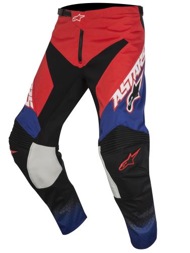 kalhoty Racer Supermatic, ALPINESTARS - Itálie, dětské (červené/modré/bílé)