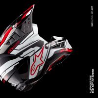Přilba S-M5 ACTION 2, ALPINESTARS (černá/bílá/červená fluo) 2027 (8)