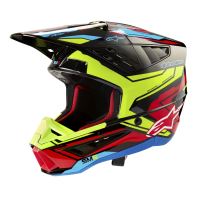 Přilba S-M5 ACTION 2, ALPINESTARS (žlutá fluo/červená fluo) 2027 Přilba S-M5 ACTION 2, ALPINESTARS (žlutá fluo/červená fluo) 2027