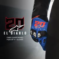 Rukavice SP X 1 FQ20 kolekce, ALPINESTARS (modrá/černá/červená fluo) 2027 (3)