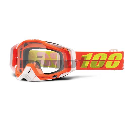 brýle Racecraft Razmataz, 100 - USA (čiré plexi  chránič nosu 20 strhávaček)