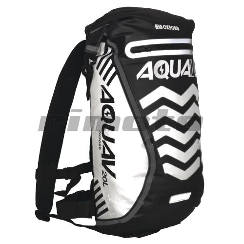 vodotěsný batoh Aqua V20 Extreme Visibility, OXFORD - Anglie (černá/reflexní prvky, objem