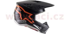 Přilba S-M5 COMPASS, ALPINESTARS (matná černá/oranžová fluo) (1)