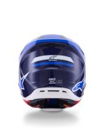 Přilba SUPERTECH S-M7 RISE, ALPINESTARS (modrá/bílá) 2027 (2)