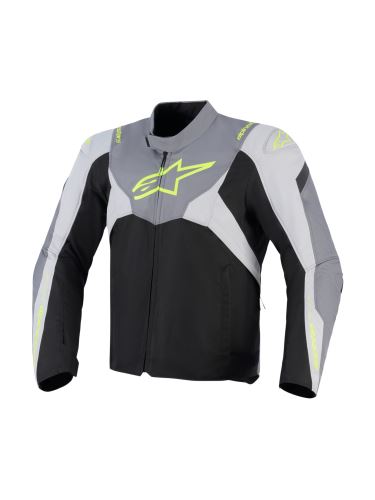 Bunda T-JAWS V4 WATERPROOF, ALPINESTARS (černá/světle šedá/šedá) 2027
