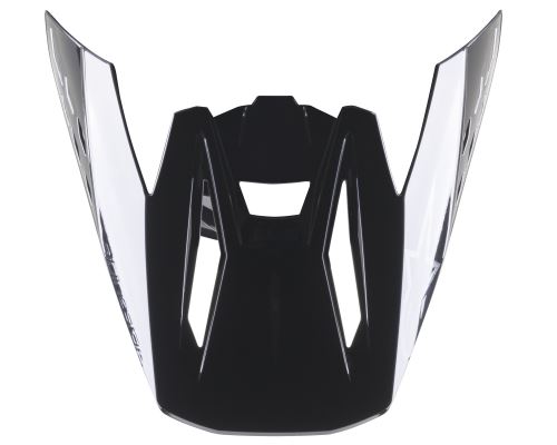 Kšilt pro přilby S-M5 SCOUT, ALPINESTARS (černá/stříbrná lesklá, verze ECE 22.05)