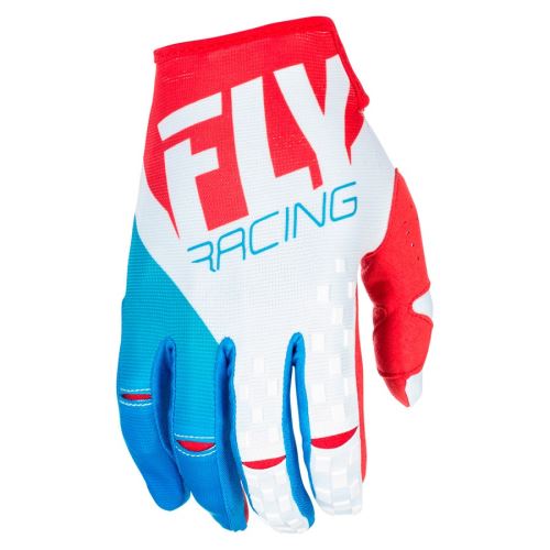 rukavice KINETIC 2018, FLY RACING - USA (červená/bílá/modrá)