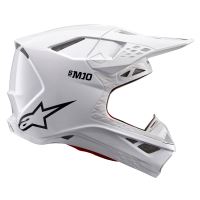 Přilba SUPERTECH S-M10 SOLID, ALPINESTARS (bílá) 2026 (4)