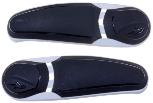 Slidery špičky pro boty SMX PLUS verze do roku 2012, ALPINESTARS (černé/bílé, pár)