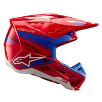 Přilba S-M5 ACTION 2, ALPINESTARS (červená fluo/modrá) 2027 (4)