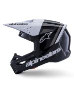 Přilba S-M3 RADIUM, ALPINESTARS (černá/bílá/šedá) 2027 (1)