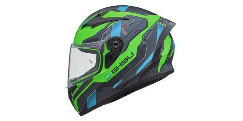 Přilba Ghibli Robot, V-HELMETS (matná zelená fluo)