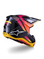 Přilba SUPERTECH S-M7 RISE, ALPINESTARS (černá/žlutá/růžová fluo) 2027 (3)