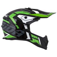 Přilba Cross Pro 2 Contra, CASSIDA (zelená perleť/černá/šedá/bílá) (3)