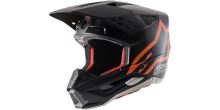 Přilba S-M5 COMPASS, ALPINESTARS (matná černá/oranžová fluo)