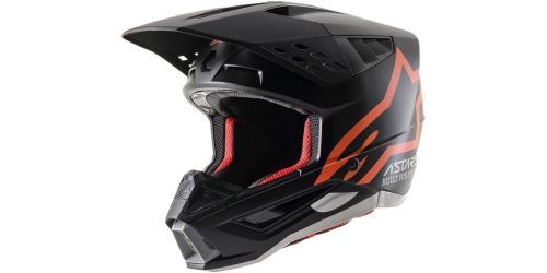 Přilba S-M5 COMPASS, ALPINESTARS (matná černá/oranžová fluo)