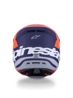 Přilba SUPERTECH S-M7 CORE, ALPINESTARS (oranžová/modrá/bílá/matná) 2027 (2)