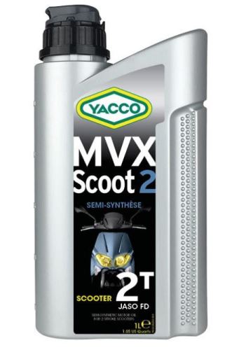 YACCO motorový olej polosyntetický MVX SCOOT 2 1l