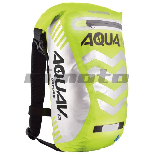 vodotěsný batoh Aqua V12 Extreme Visibility, OXFORD - Anglie (žlutá fluo/reflexní prvky, o