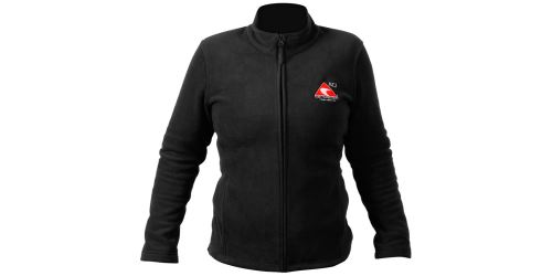 Mikina ACI černá na zip fleece dámská 285 g