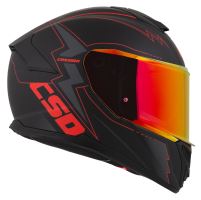 Přilba Integral GT 2.1 Flash, CASSIDA (černá matná/metalická červená/tmavě šedá) plexi s přípravou pro Pinlock 2026 (6)