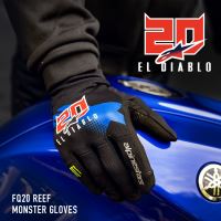 Rukavice REEF MONSTER FQ20 kolekce, ALPINESTARS (černá/červená/modrá/bílá/zelená) (3)