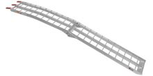 Nájezdová rampa - skládací - hliníková široká, Q-TECH (max. nosnost 300 kg, 1 ks) (2)