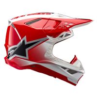 Přilba SUPERTECH S-M10 UNITE, ALPINESTARS (červená/bílá) 2026 (4)