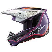 Přilba S-M5 SAIL, ALPINESTARS (fialová/černá/stříbrná) 2027 (1)