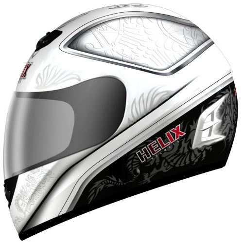 Integrální helma na motorku nebo skútr NZi HAUTE COUTURE černá s bílou grafikou