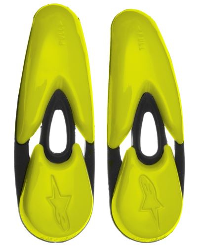 Slidery špičky pro boty SMX-R/SMX-1/2/4/5/WP/STELLA/SUPERTECH R, ALPINESTARS (žlutá fluo, pár)