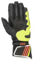 Rukavice GP PLUS R 2, ALPINESTARS (šedá/černá/žlutá fluo/červená fluo/bílá) (1)