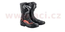 Boty S-MX 6, ALPINESTARS (černá/šedá/červená fluo) (1)